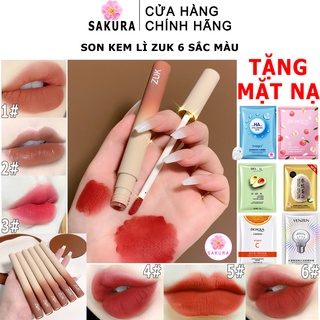 Son kem lì zuk vỏ gradient tint môi xinh xắn dưỡng ẩm nhung mịn lâu trôi cao cấp nội địa trung SAKURA