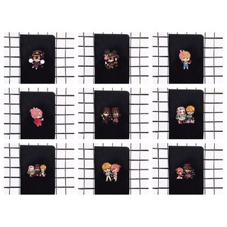 Sổ bìa da A6 in hình JIBAKU SHOUNEN HANAKO-KUN Ác quỷ trong nhà xí chibi anime đi học tiện lợi