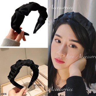 Bờm lụa cài tóc, băng đô nơ cài tóc vấn siêu sang phong cách hàn quốc