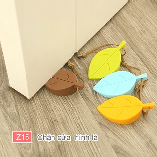Chặn Cửa Cao Su Hình Chiếc Lá Chống Kẹt Tay Bảo Vệ Bé