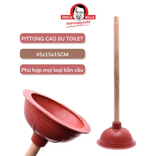 Cây thông tắc bồn cầu cao su dài 42cm Uncle Bills HG0090 thụt thông tắc bồn rửa bồn tắm bồn cầu toilet siêu mạnh
