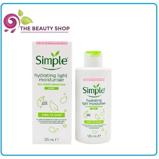 Sữa Dưỡng Da Simple Kind To Skin Hydrating Light Moisturiser (da nhờn)