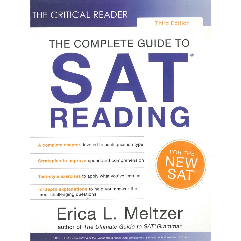The Complete Guide to SAT Reading, 3rd Edition
