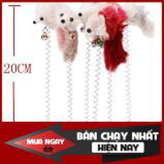 [❌GIÁ SỈ❌] Đồ chơi mèo - chuột lò xo đế hít 0 ❤️