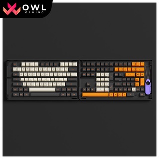 Set keycap AKKO Carbon Retro (PBT Double-Shot/ASA profile/158 nút)