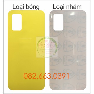 Dán PPF Samsung A02s A03s loại nhám, bóng dành cho màn hình, mặt lưng, mặt lưng full viền