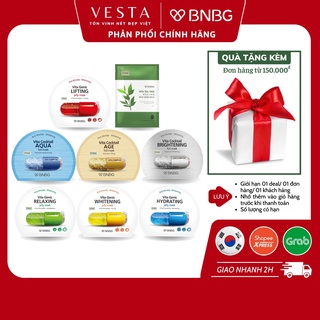 Mặt Nạ Giấy BNBG Dưỡng Ẩm Trắng Da Chống Lão Hoá Giảm Mụn Mask 30ml Hàn Quốc