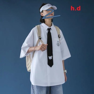 Áo sơ mi gấu + cavat gấu HĐ12