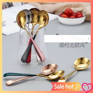 Thìa inox vàng set 5 cái