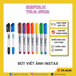 BÚT LÔNG DẦU VIẾT LÊN ẢNH INSTAX KHÔNG BAY MÀU