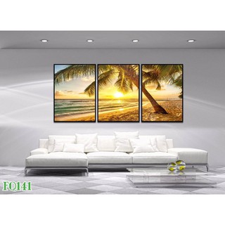 Combo 3 tranh canvas khung gỗ cao cấp - 30189