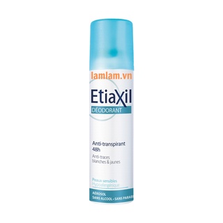 Xịt Khử Mùi EtiaXil Deodorant Anti-Transpirant 48h Spray Armpits 100ml