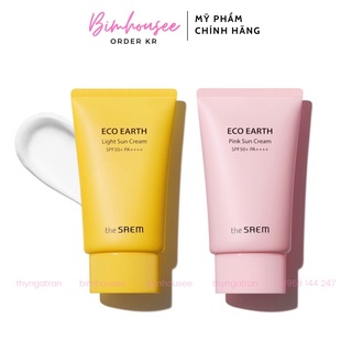 [Mã COSDAY giảm 8% đơn 150K] Kem chống nắng The SAEM Eco Earth Power Pink Sun Cream