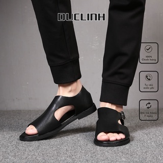 Dép Sandal Nam Quai Hậu Có Khuy Cài Thời Trang Đế Cao Su Đúc- Xăng Đan Chính Hãng Đức Linh GDA024