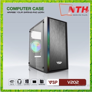 Case VSP V202 (Chuẩn mATX) - Nắp Hông Trong Suốt