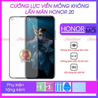 Cường Lực Viền Mỏng Dành Cho Honor 20 Không Lấn Màn