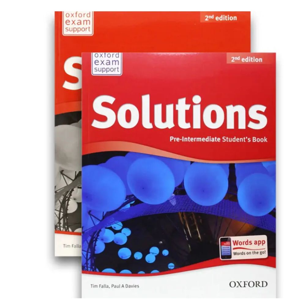 Bộ Solution Pre Intermediate (Work Book + Student Book) – 2nd Edition