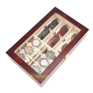 SIÊU PHẨM hộp đựng đồng hồ và mắt kính Gỗ cao cấp