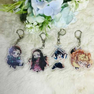 (new) ( Mica trong ) Móc khóa Kimetsu no Yaiba ver1 quà tặng xinh xắn dễ thương anime chibi