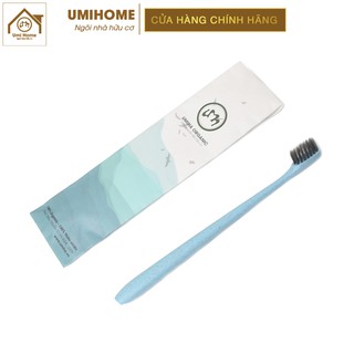 Bàn chải đánh răng lúa mạch UMIHOME lông mền mịn dài 18cm