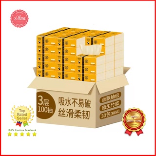 Giấy ăn gấu trúc thùng 30 gói siêu mềm mịn [Hàng Việt Nam]