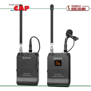 Micro Không Dây VHF Cho Máy Ảnh Boya BY-WFM12