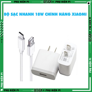 Sạc nhanh 18w Xiaomi chính hãng chân Type C cho nhiều loại điện thoại