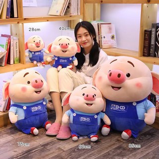 Gấu Bông Hình Lợn TikTok Cute Cho Bé - Vải Nhung Mịn Màng - An Toàn Cho Da Size 50cm