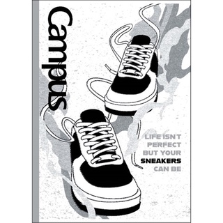 Vở B5 Kẻ Ngang Sneaker Campus 80tr NB-BSNK80 (Mẫu Sản Phẩm Giao Ngẫu Nhiên)