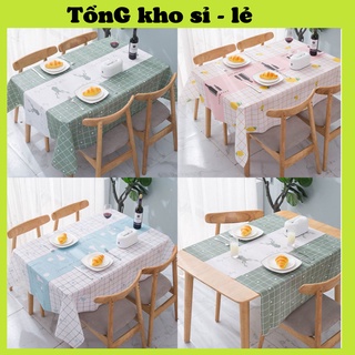 Khăn trải bàn họa tiết PVC không thấm nước 88107 TỔNG KHO SỈ VP88