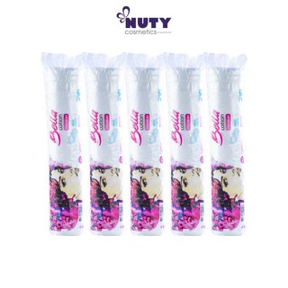 COMBO 5 BỊCH Bông Cotton Tẩy Trang Bella Cotton Premium (120 miếng x 5cây)