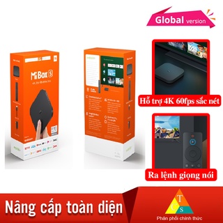 Tivi box Xiaomi Mibox S 4K 2019 Bản Quốc Tế Tiếng Việt tìm kiếm giọng nói Chính hãng