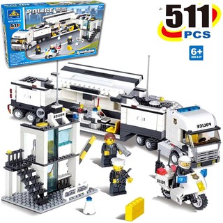 Bộ Mô Hình Lắp Ghép Trụ Sở Cảnh Sát 511 Chi Tiết ( 6 Tuổi +)