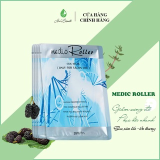 [CHÍNH HÃNG] Mặt nạ giảm đỏ, sáng da Home Whitening Facial Mask Medic Roller (1 gói)
