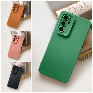 Ốp Điện Thoại Silicon Viền Vuông Màu Kẹo Ngọt Cho OPPO A5S A7 A12 F9 F11 Pro A15 A15S A16 A16K A16E A31 A33 A52 A53 A92
