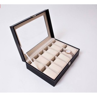 Hộp đựng đồng hồ da 12 chiếc