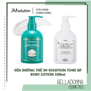 [CHÍNH HÃNG]  Sữa Dưỡng Thể Trắng Da Toàn Thân JM Solution Tone Up Body Lotion 200ml