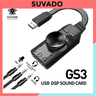 Sound Card Âm Thanh 7.1 Cho Máy Tính Pc Chuyên Game Plextone GS3