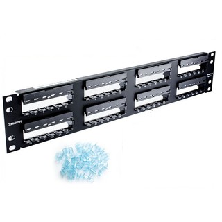 Patch panel Phiến đấu dây mạng cat 5 cat 6 loại nhân rời cổng 24 port, 48 PORT