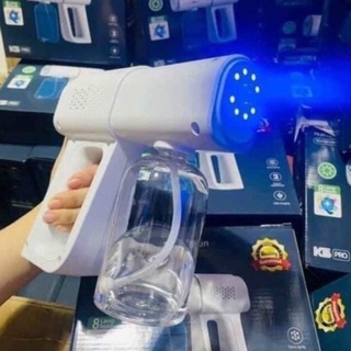 [HÀNG SẴN]  Máy xịt khuẩn K5 PRO 8 tia, Máy khử khuẩn nano phun cồn diệt khuẩn, tiết kiệm an toàn