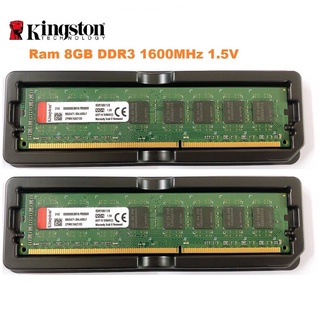 Ram PC Kingston 8GB DDR3 1600MHz PC3-12800 1.5V Dùng Cho Máy Tính Để Bàn Desktop - Bảo Hành 36 tháng 1 đổi 1