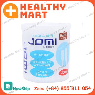 ✔️️️Tăm bông Jomi Nhật Bản người lớn thân giấy an toàn tuyệt đối cho cả nhà hộp 200c