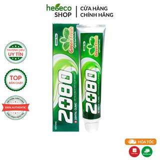 Kem đánh răng cao cấp  giải nhiệt và phòng ngừa bệnh răng nướu 2080 GREEN FRESH 120g - Hàn Quốc Chính Hãng
