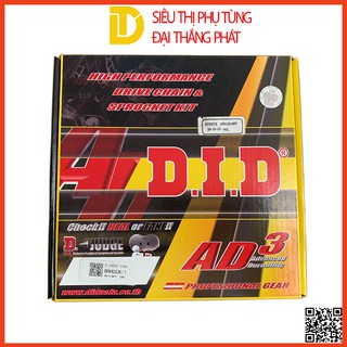 Bộ nhông xích | Nhông sên đĩa xe Sirius chính hãng DID cao cấp Thái Lan