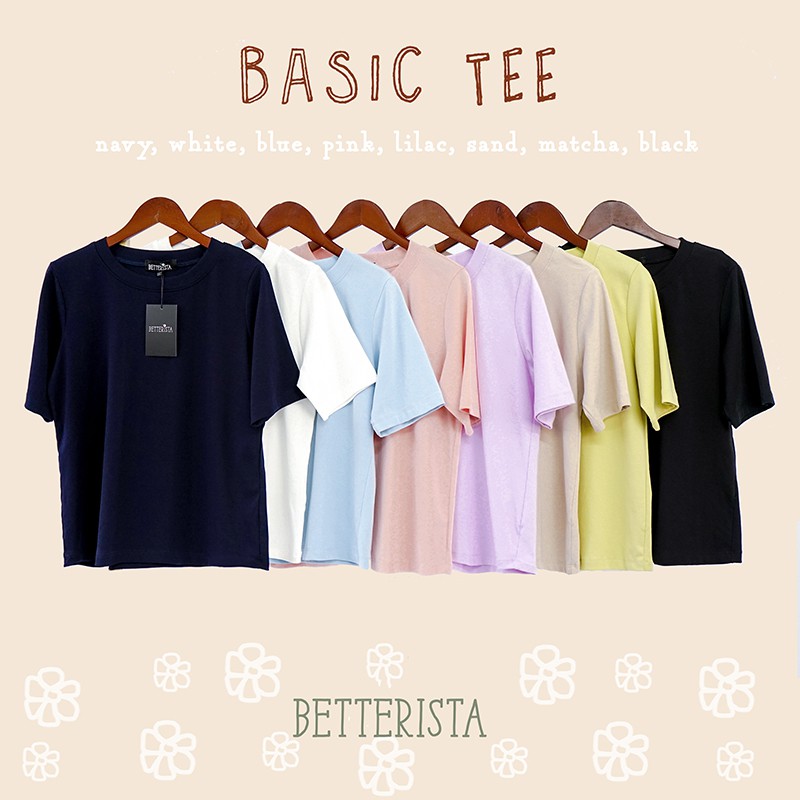 Áo thun trơn Basic Tee/ Basic Croptop