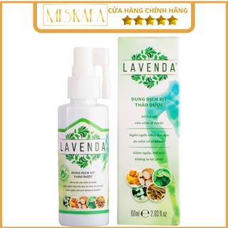 Dung dịch xịt vùng kín thảo dược LAVENDA làm sạch vùng kín, xoá sổ khí hư huyết trắng nấm ngứa, khử mùi hôi 60ml