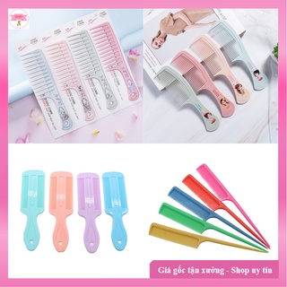 Lược Chải Tóc Răng Thưa, Răng Thường, Chải Chấy, Chải Trí, Chải Đuôi Ngựa Dễ Thương Tiện Dụng