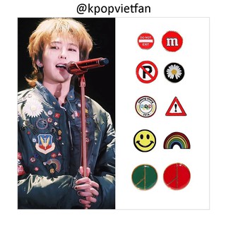 Huy hiệu GD GDRAGON logo nhiều mẫu hiếm độc lạ chất
