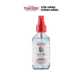 Nước hoa hồng không cồn Thayers cao cấp giúp ngừa lão hóa da - Hương hạt lựu và açaí 118ml