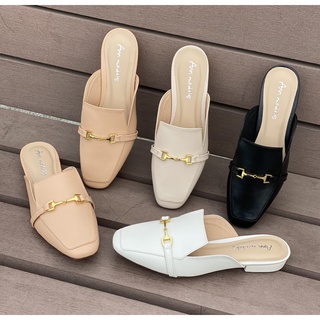 Giày Sục mũi vuông Annmodels 2 phân kiểu dáng thời trang _A028SUC
